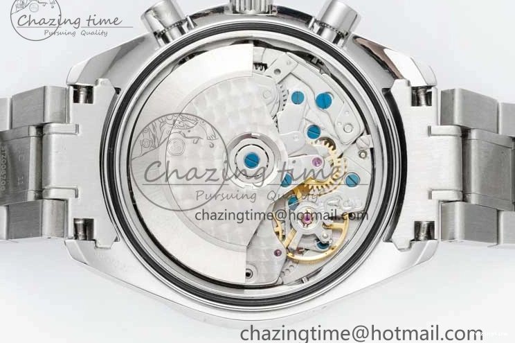 0414 Speedmaster Racing Master SS HKF Best Edition Black Dial on SS Bracelet A Versatile 7810